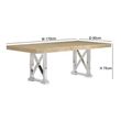 Impero Marble Pedestal Dining Table with Stainless Steel Base - Variation Available